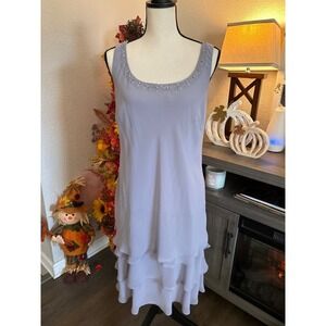 SLNY‎ lavender dress size 14